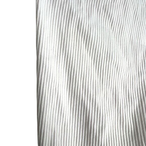 Susana Monaco Rib Biker Short in Cream Small - Picture 7 of 9